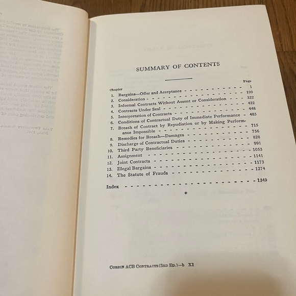 Vintage Cases on Contracts 3rd Edition 1947 Arthur L. Corbin, West Pub. Law book - Picture 8 of 11